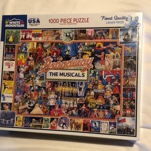 UNOPENED: Broadway the musicals 1000pc puzzle 🧩